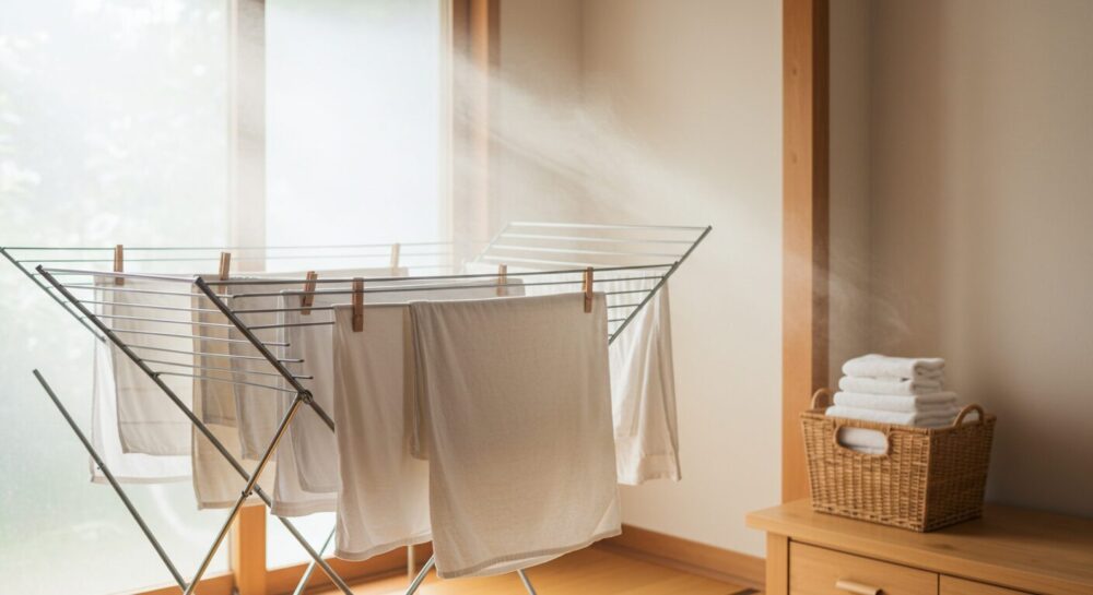 部屋干しの臭いを取る方法と効果的な対策